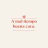 Abuela saying “A mal tiempo bueana cara” from “The Little Deck of Abuelita Wisdom”