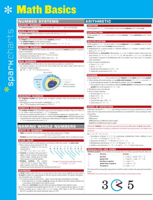 Math Basics SparkCharts