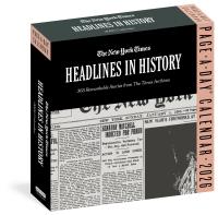 New York Times Headlines in History Page-A-Day® Calendar 2026